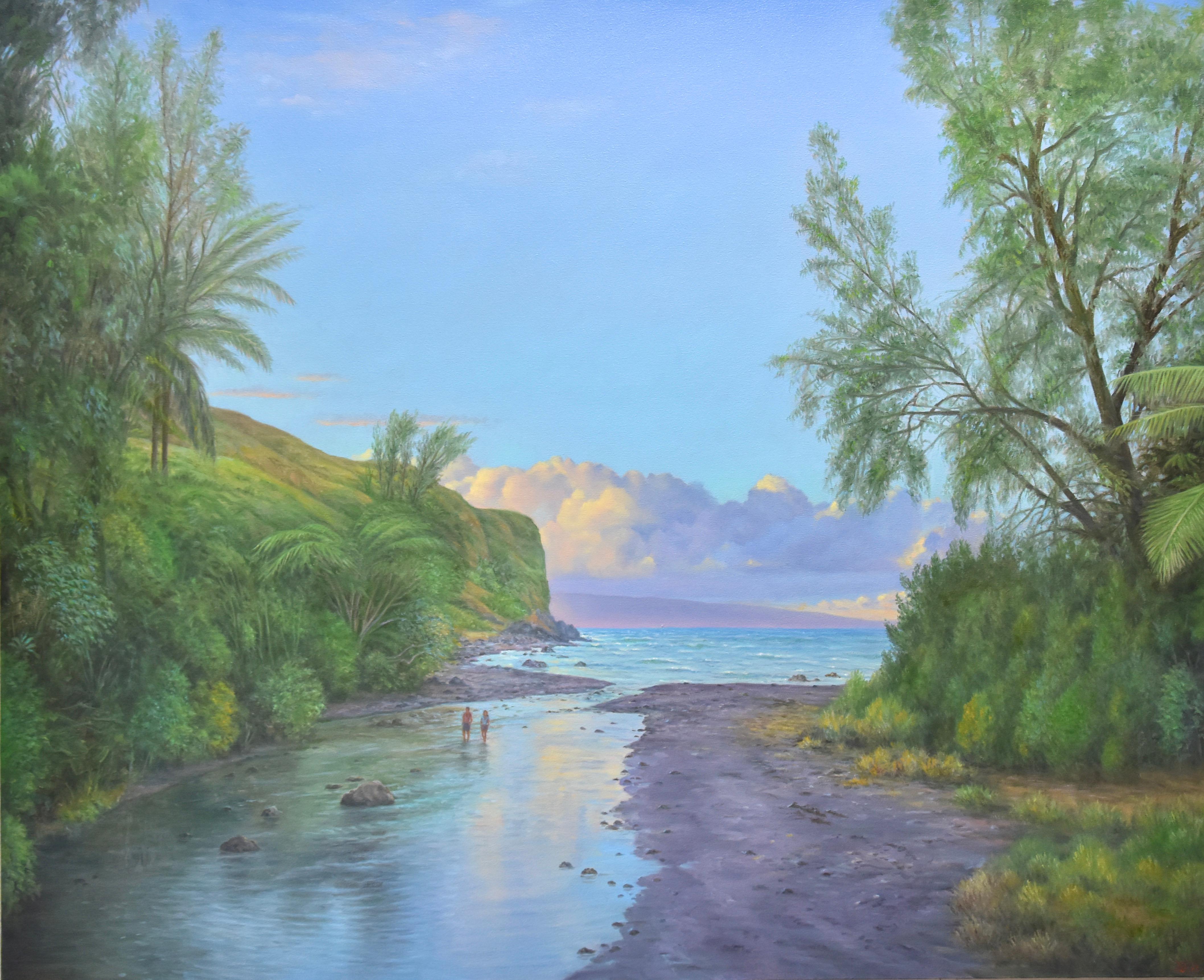 Willard Dixon Still-Life Painting – Paradiesisch (Maui)