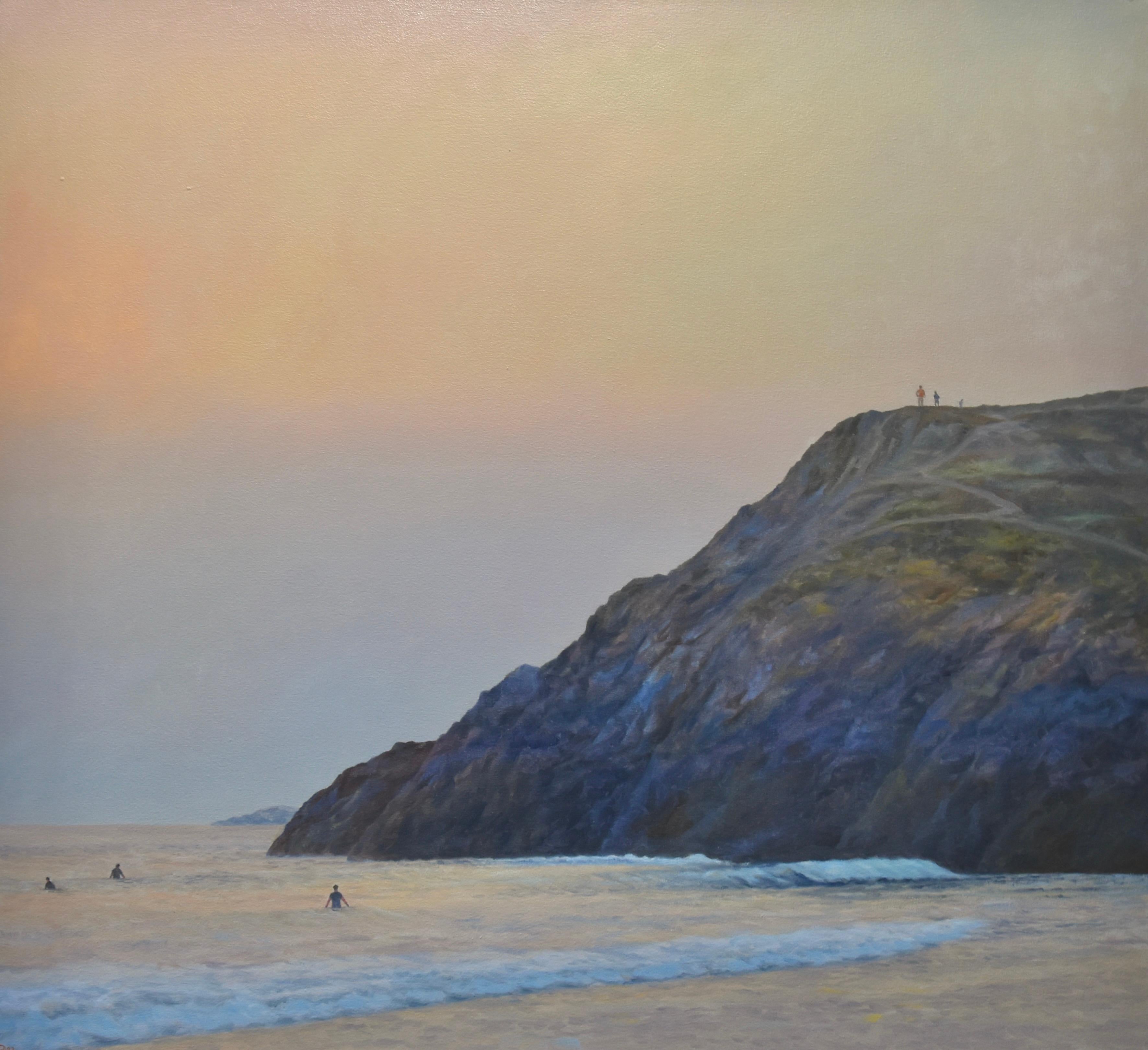 Willard Dixon Landscape Painting - Rodeo Beach II