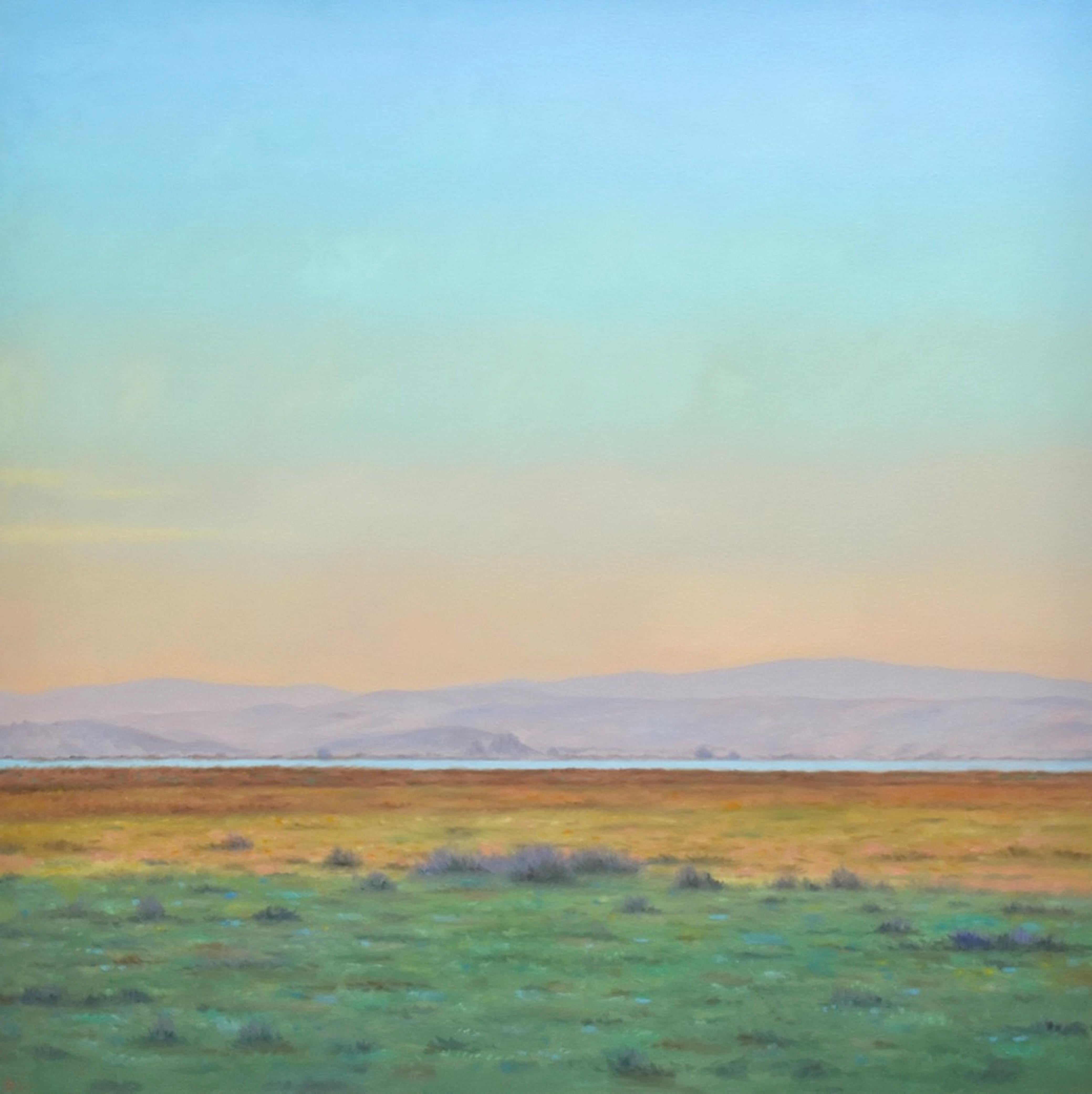 Willard Dixon Landscape Painting - San Pedro Marsh