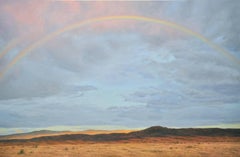 Santa Fe Arch — Rainbow over Dessert/Öl auf Leinwand