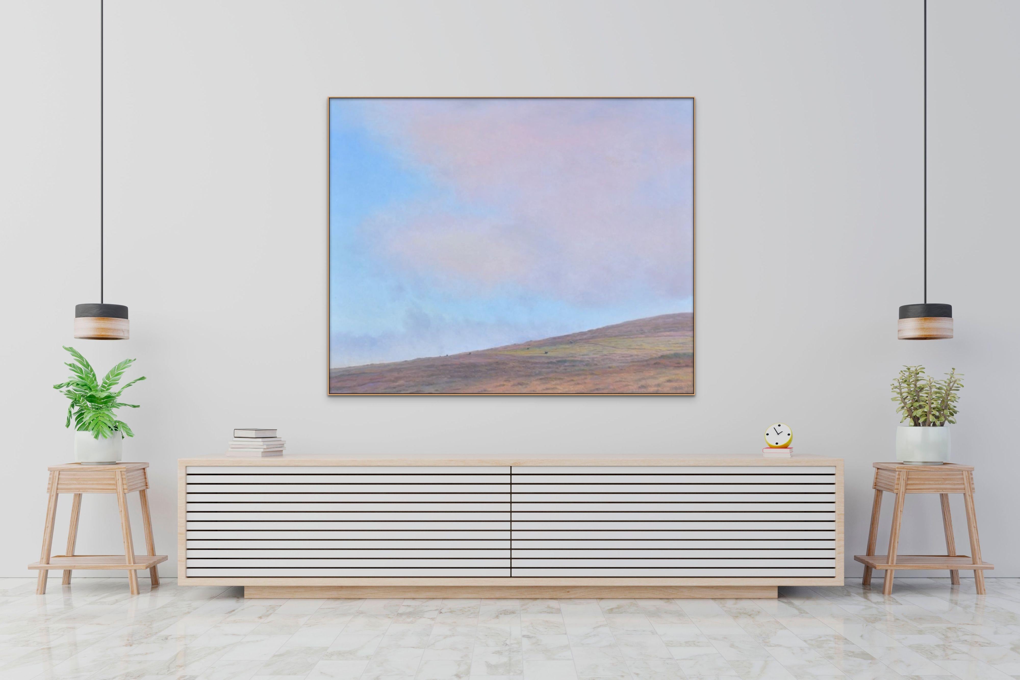 Presencia en el cielo - Painting realista estadounidense de Willard Dixon