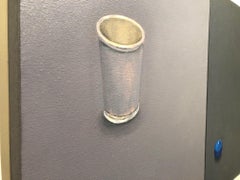 Still Life with Silver Cup / minimal, serene oil on canvas