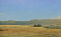 Tamales Bay Fields / oil on canvas