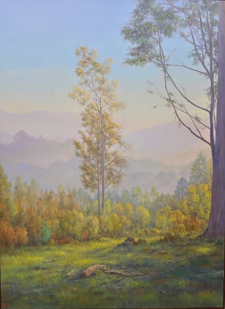 Willard Dixon Landscape Painting – The Eucalyptus 