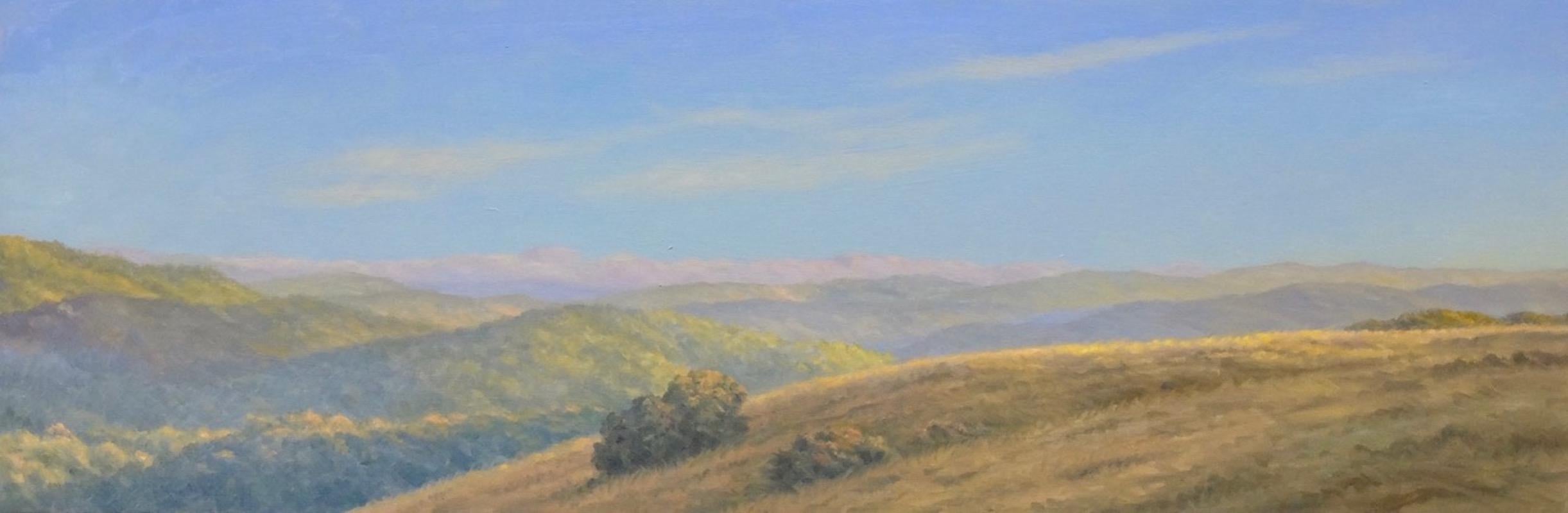 Willard Dixon Landscape Painting - The Ridge - oil on canvas