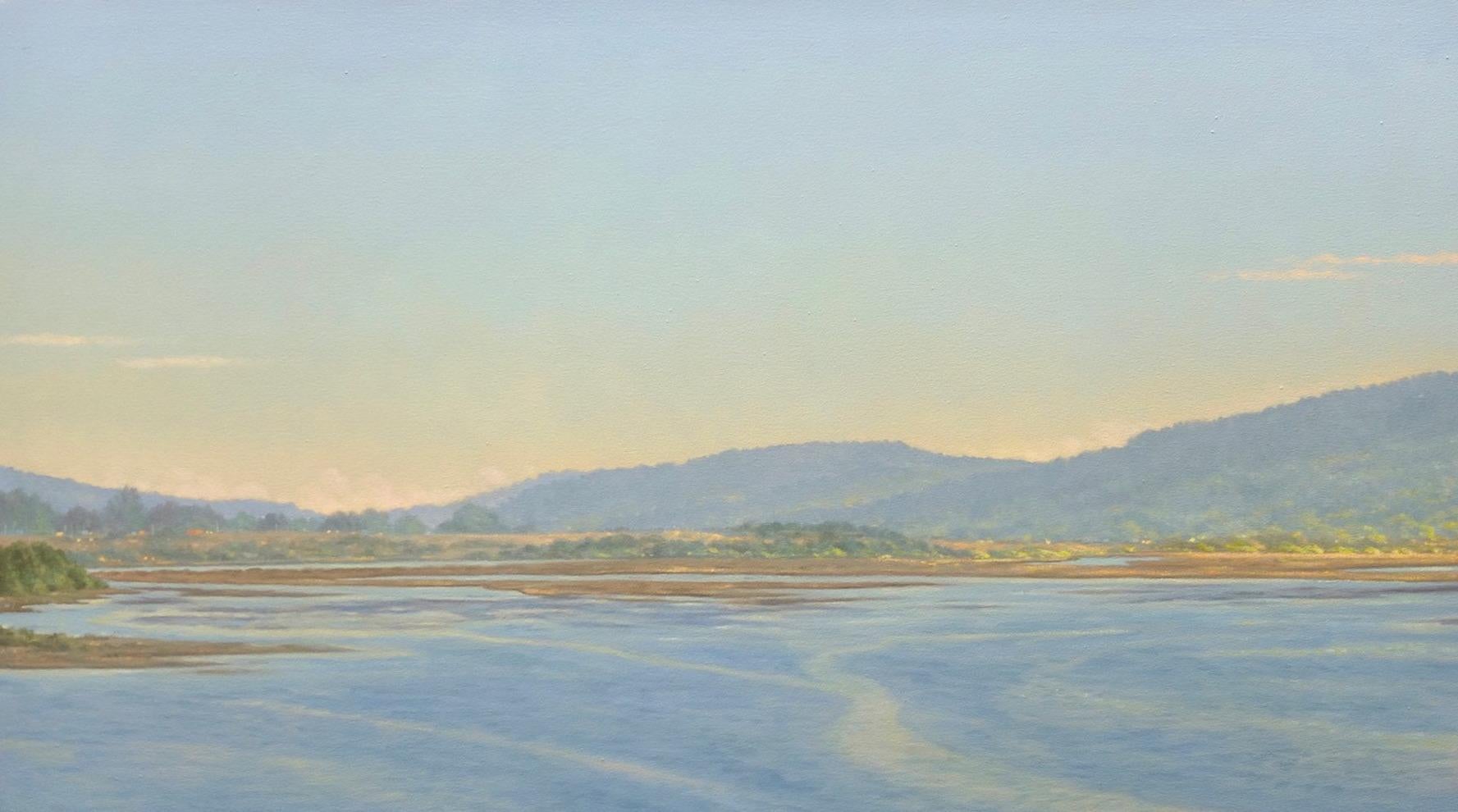 Willard Dixon Landscape Painting – Tomales-Bucht