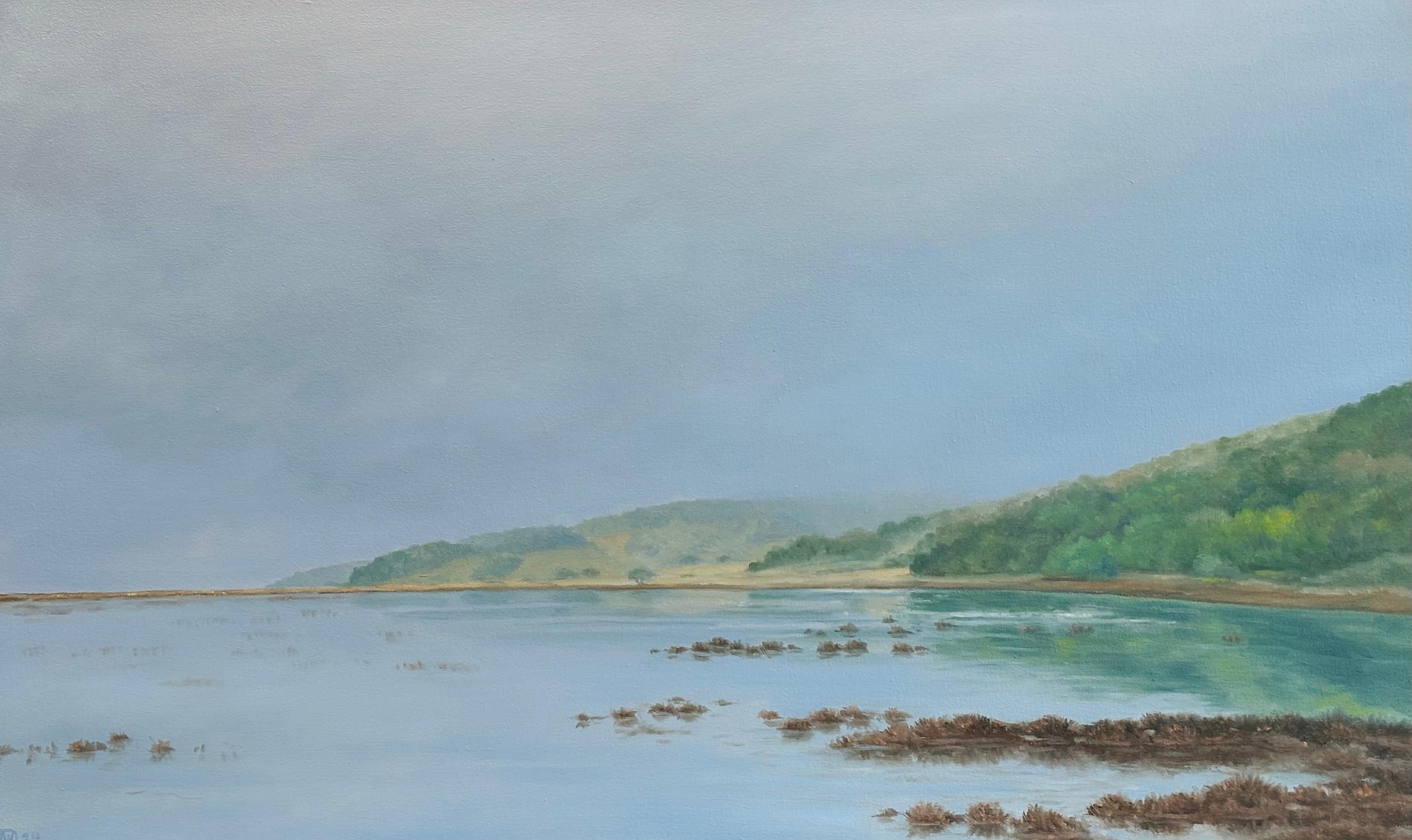 Landscape Painting de Willard Dixon - Bahía de Tomales