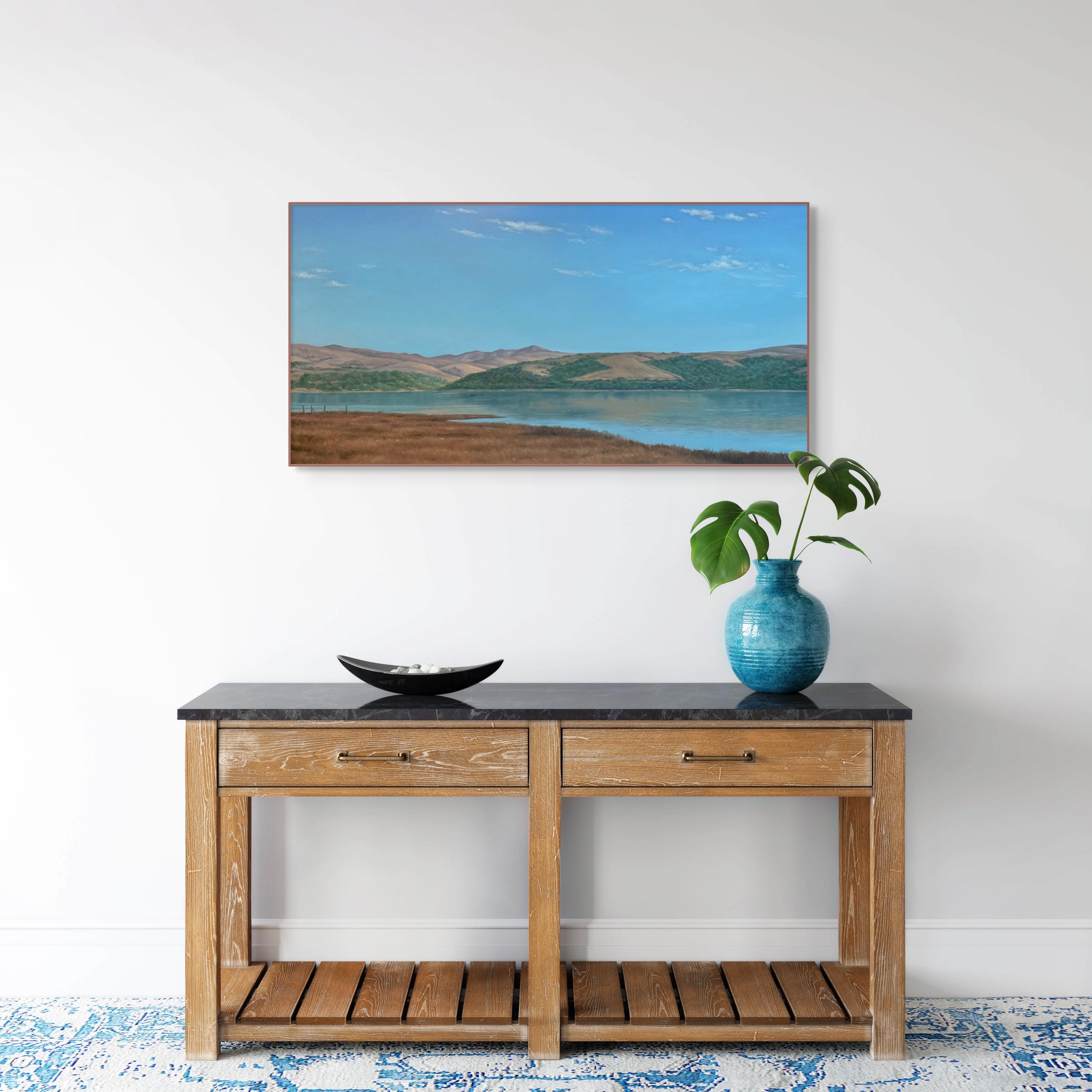 Morning Tomales Bay - Painting de Willard Dixon