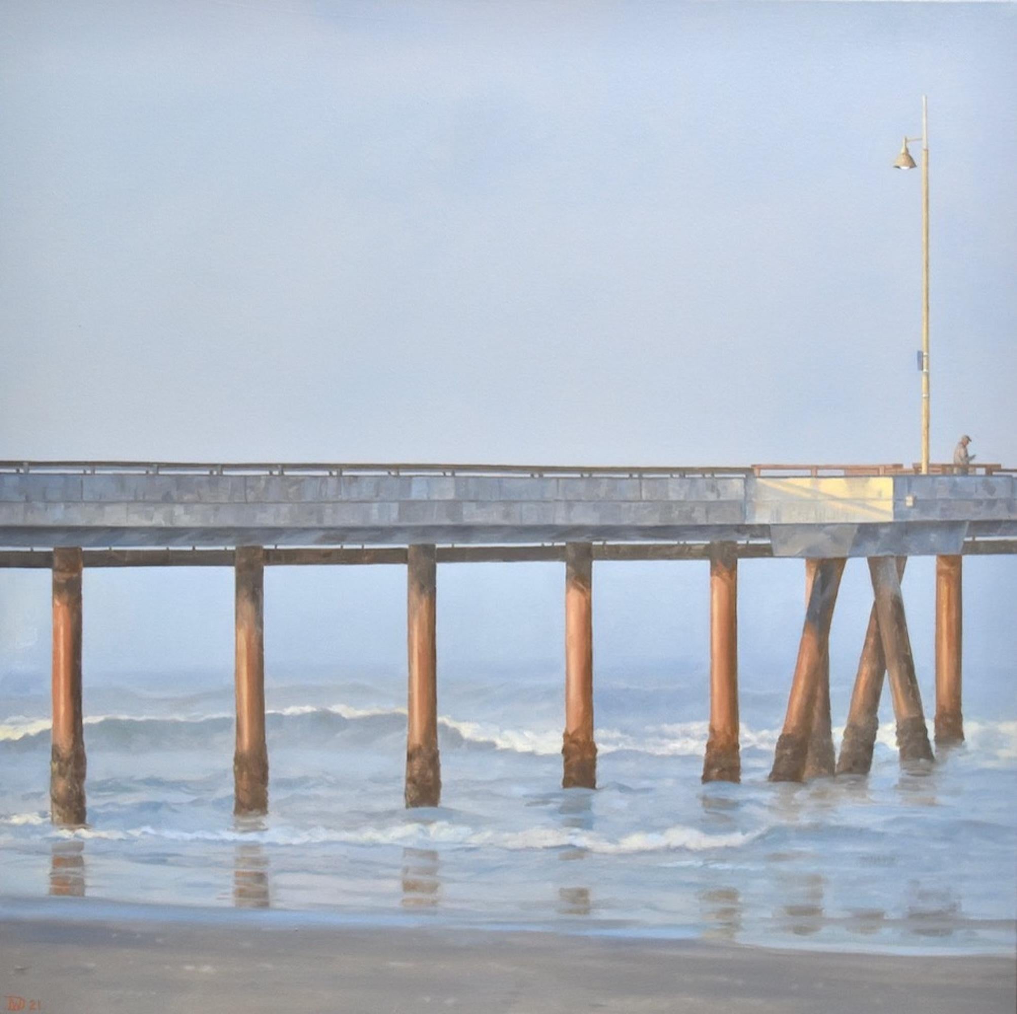 Still-Life Painting de Willard Dixon - Muelle de Venice Beach
