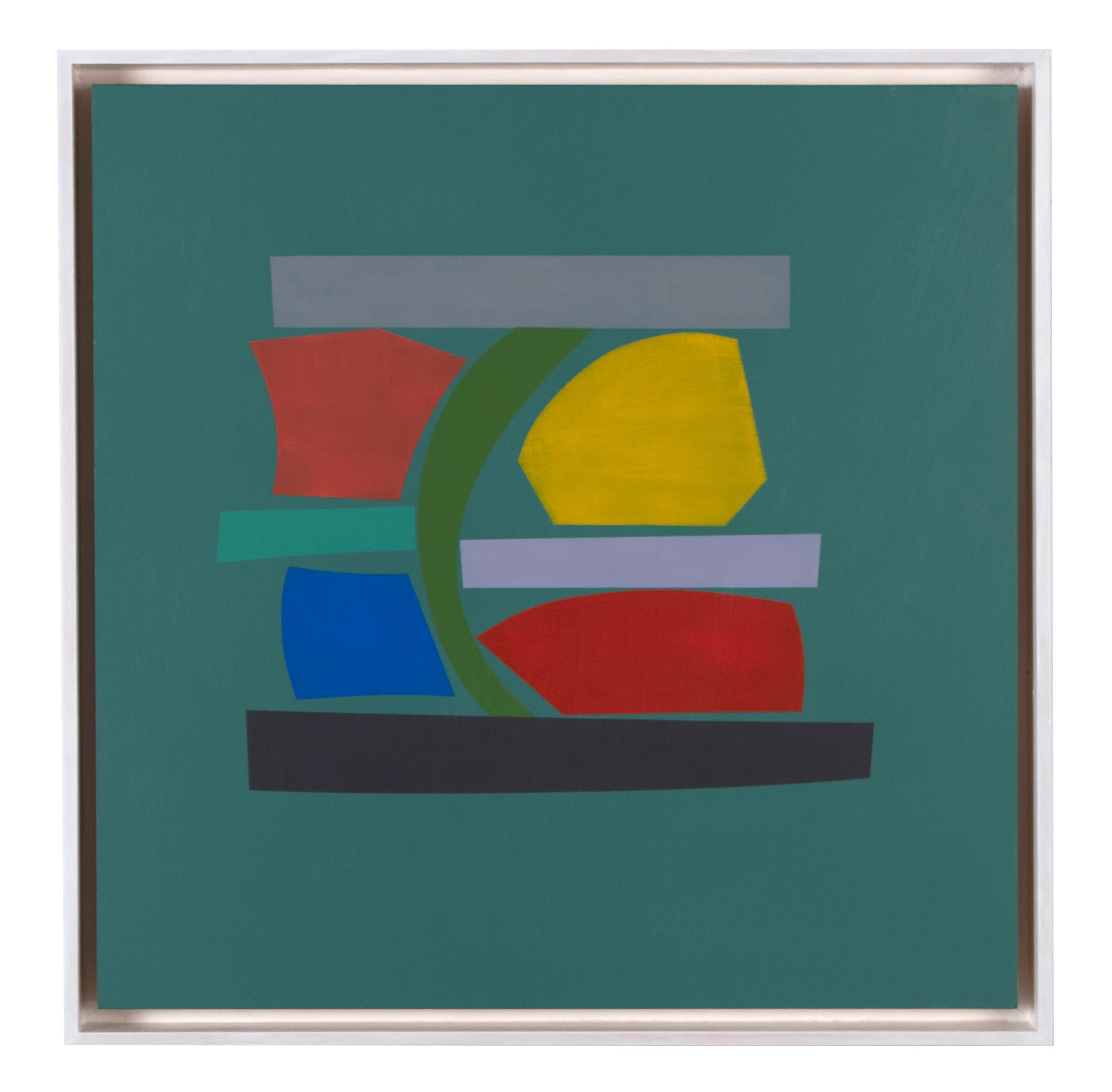 Willard Lustenader Abstract Painting - Clipped Cadence