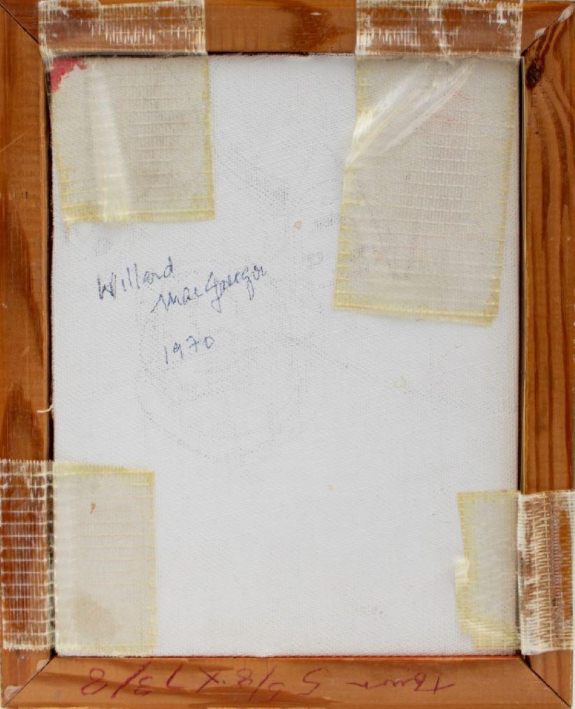 20th Century Willard MacGregor Abstraction Mixed Media on Paper