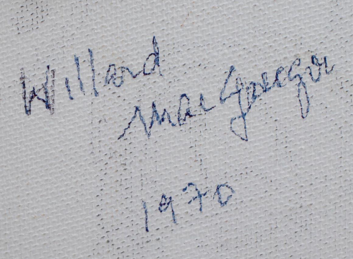 Willard MacGregor Abstraction Mixed Media on Paper 1