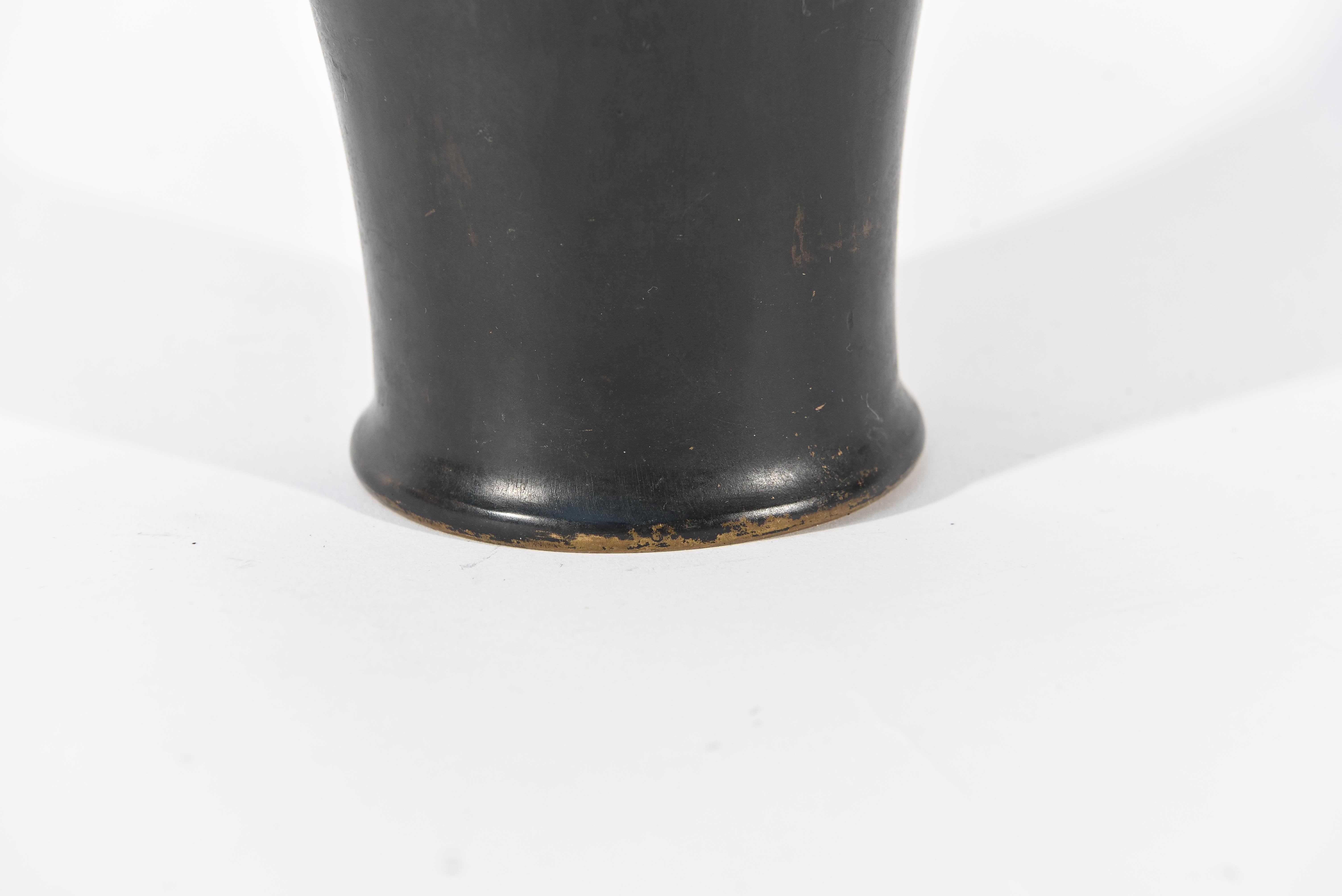 20th Century Willard Paddock, Bronze Vase