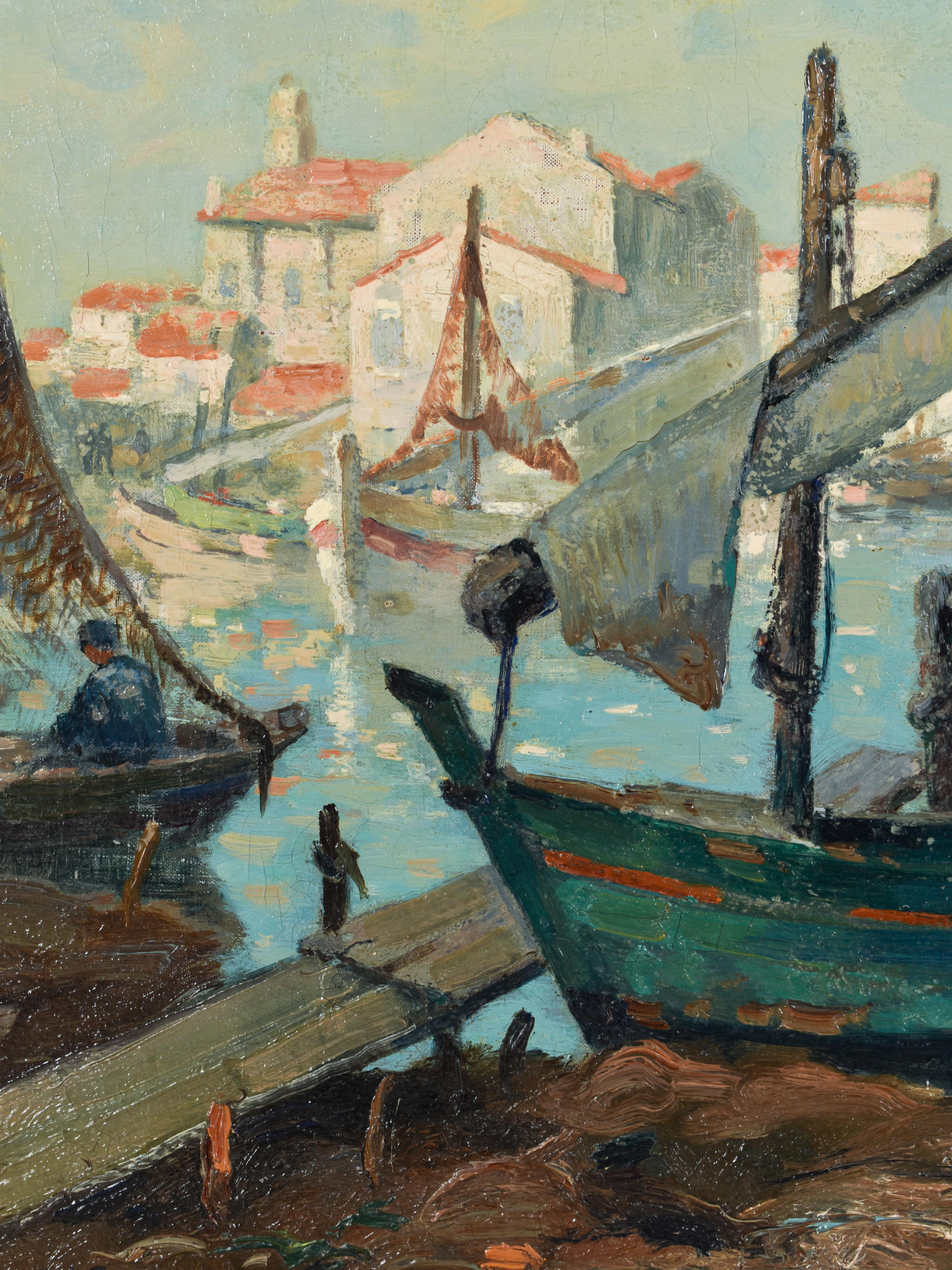 Willem Knip (1883-1967) ist einer der großen Maler der Larener Schule. Er absolvierte eine Ausbildung als Dekorationsmaler an der Quellinius-Schule in Amsterdam und arbeitete eine Zeit lang im Studio von Chris Lebeau. Um sich von dekorativen