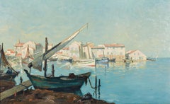 Saint-Tropez - Harbor view - France - Dutch artist - Willem Knip