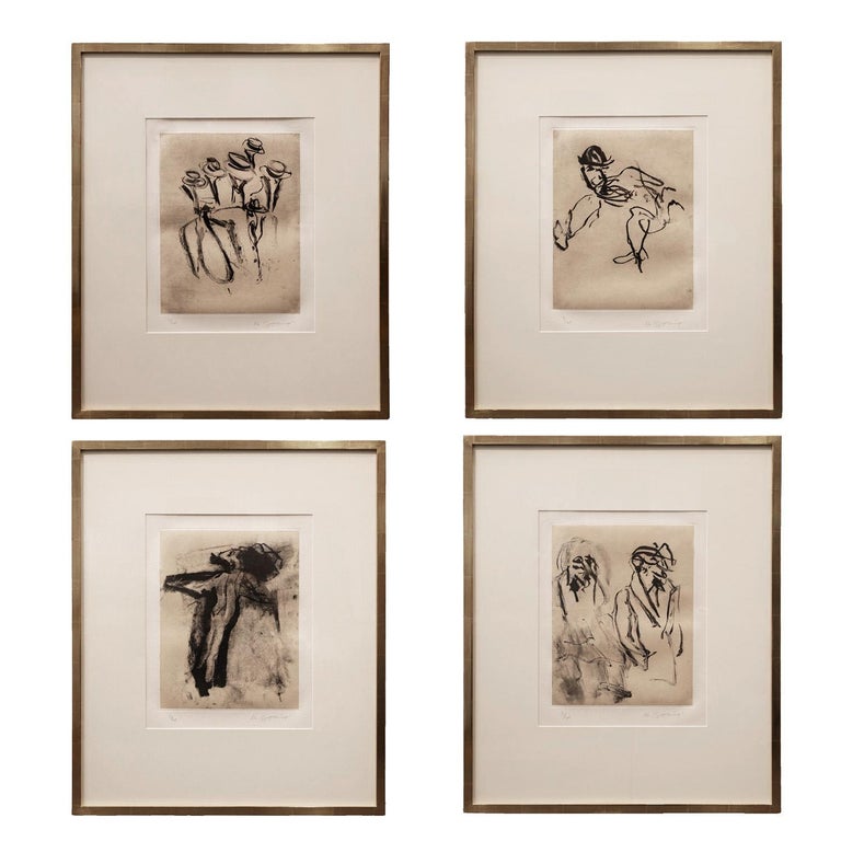 Willem De Kooning Complete Set of 17 Lithographs Each Signed and Numbered 1988 For Sale at 1stDibs
