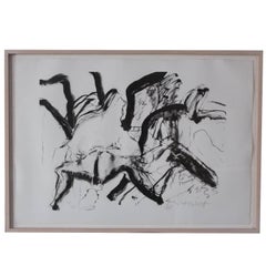Willem de Kooning Lithograph "Woman on Clearwater Beach"