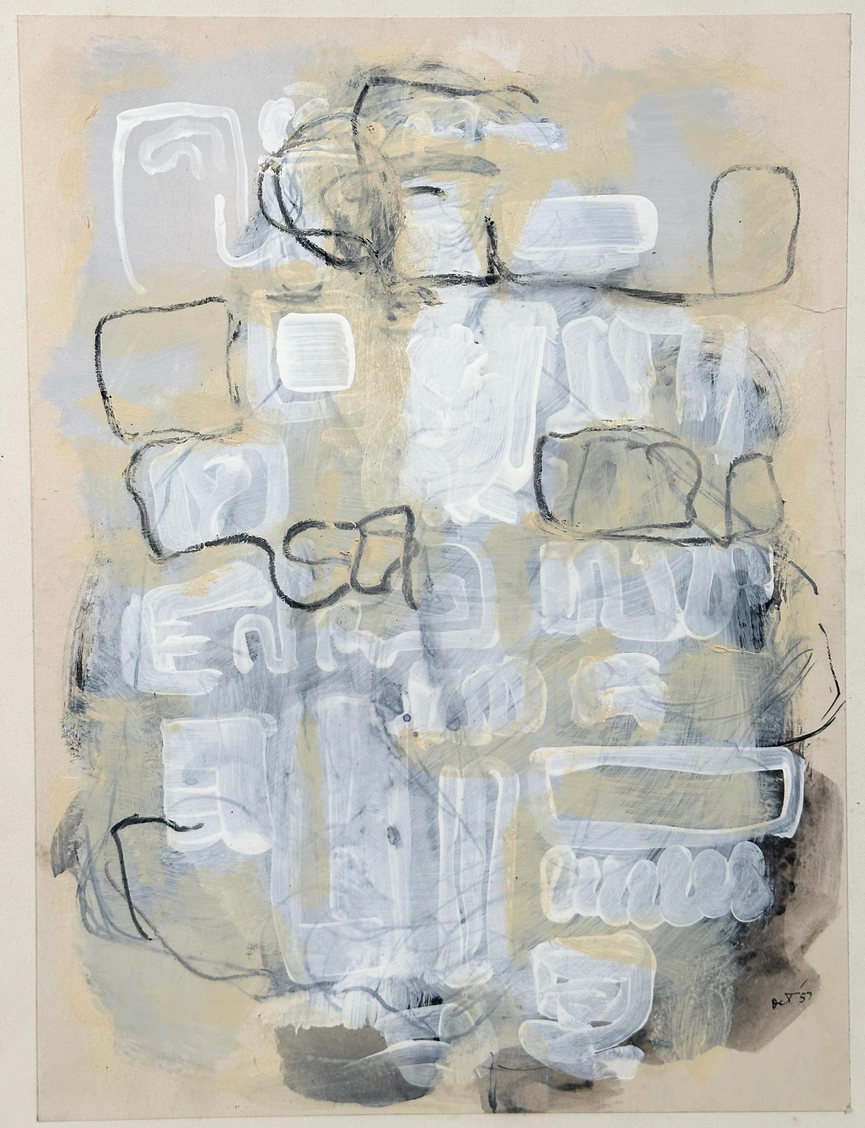 Abstract Expressionist Mid-century American painting