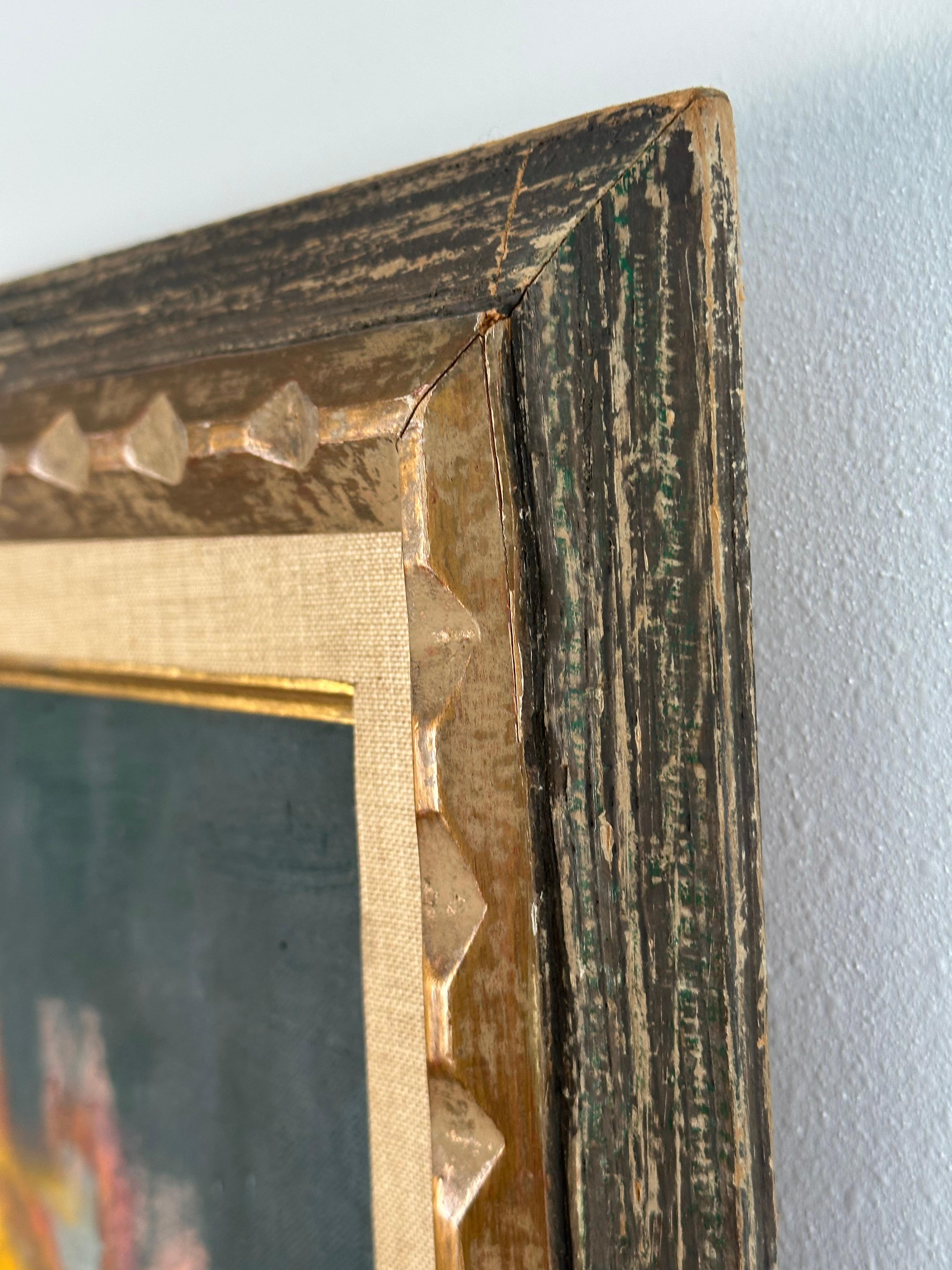 Peinture expressionniste abstraite sans titre en vente 2
