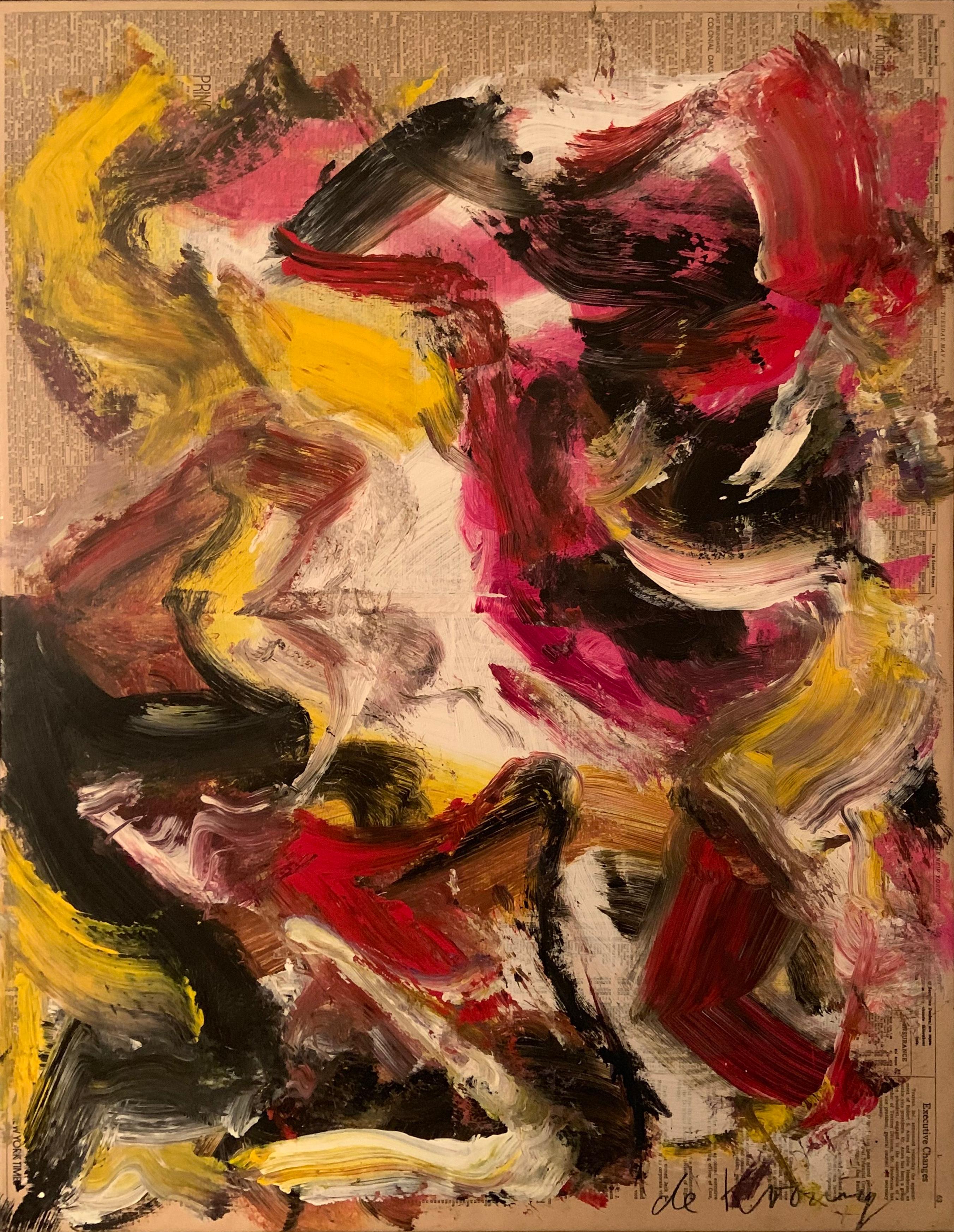 Abstract Painting de Willem de Kooning - Sin título