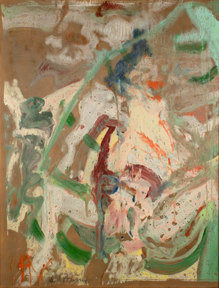 <i></noscript>Woman in a Rowboat</i>, 1964, by Willem de Kooning