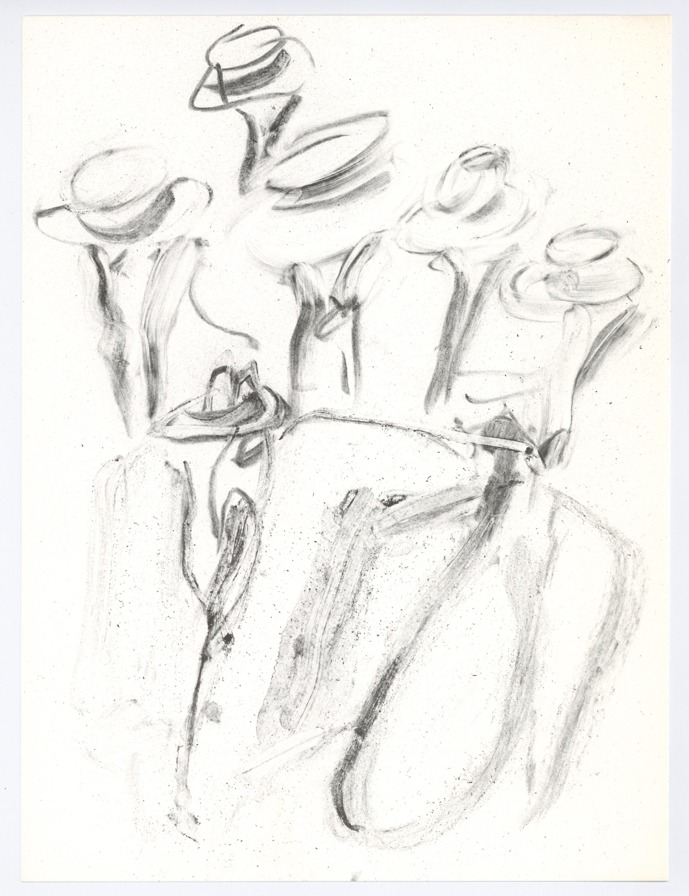 Medium: lithograph. From the "In Memory of My Feelings" portfolio, printed in 1967 on Mohawk Superfine Smooth paper in a limited edition of 2500 and published in New York by The Museum of Modern Art. Not signed. 

Willem de Kooning was one of the