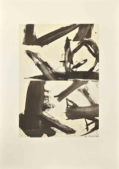 Black and White (Rome) - Offset and Lithograph after Willem De Kooning - 1985 Black and White (Rome) - Offset and Lithograph after Willem De Kooning - 1985