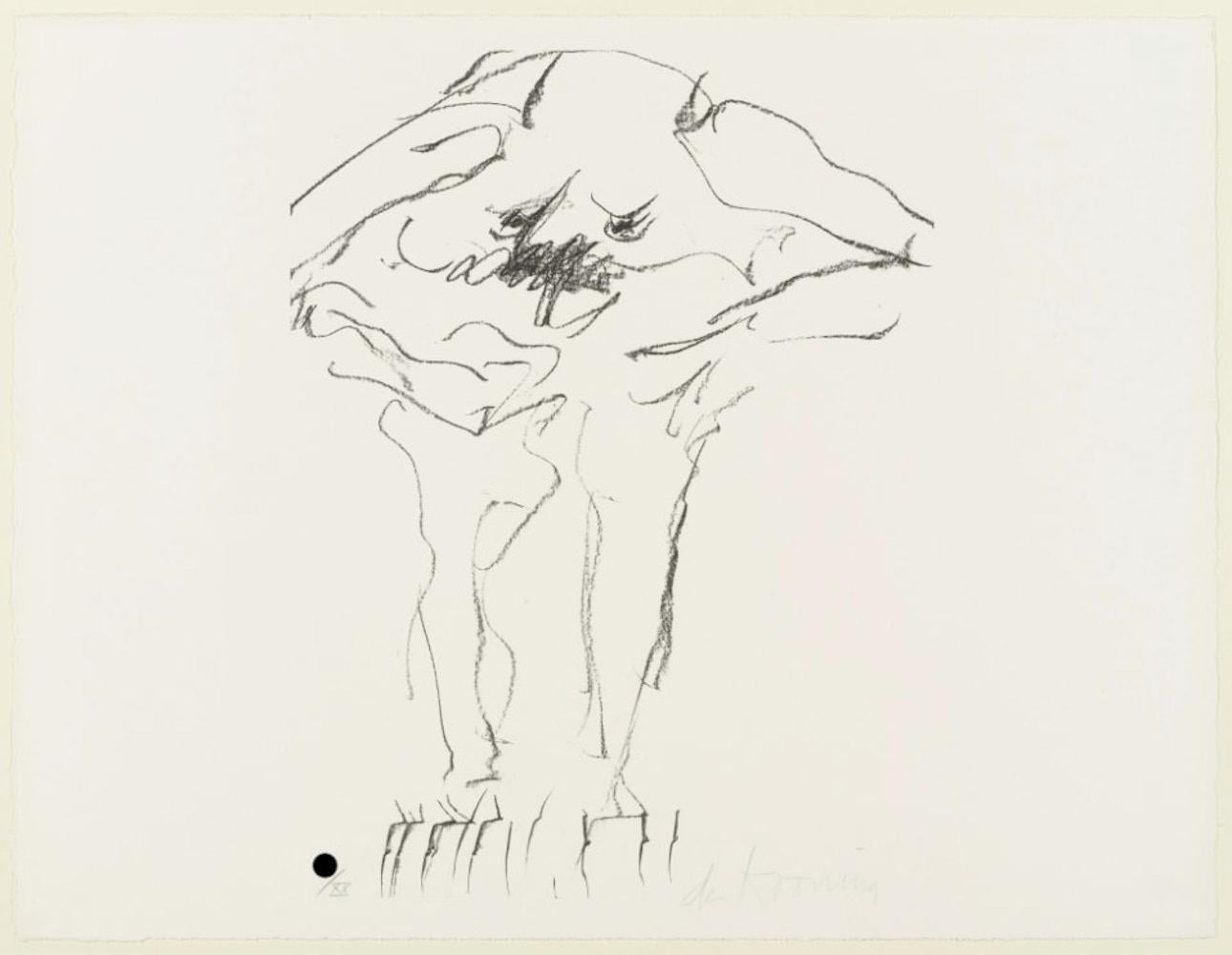 Willem de Kooning Abstract Print - Clam Digger