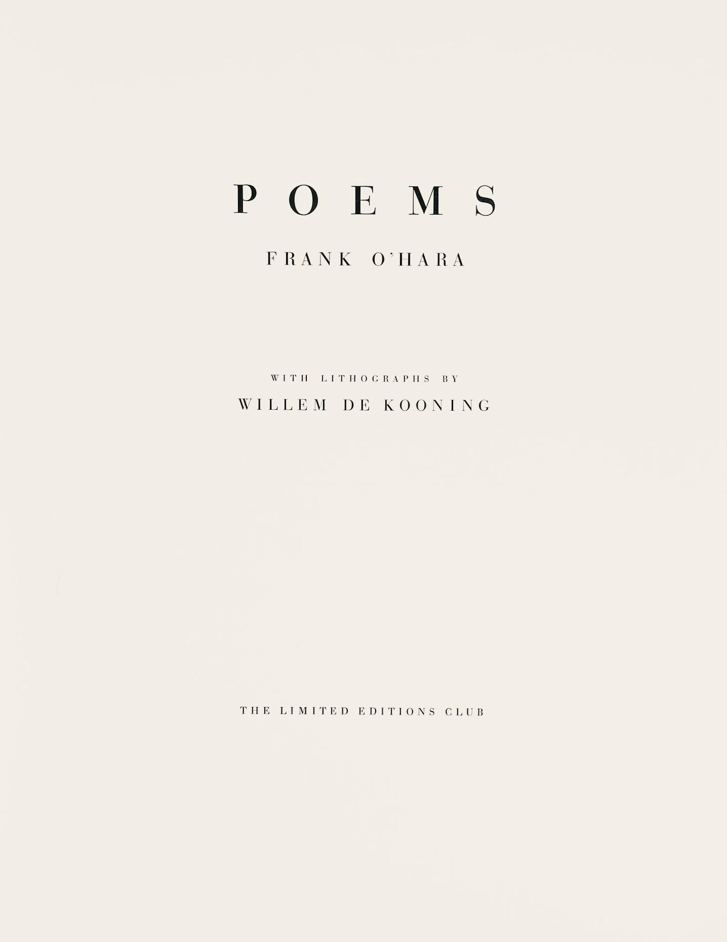 Composition, Poems, Willem de Kooning For Sale 4