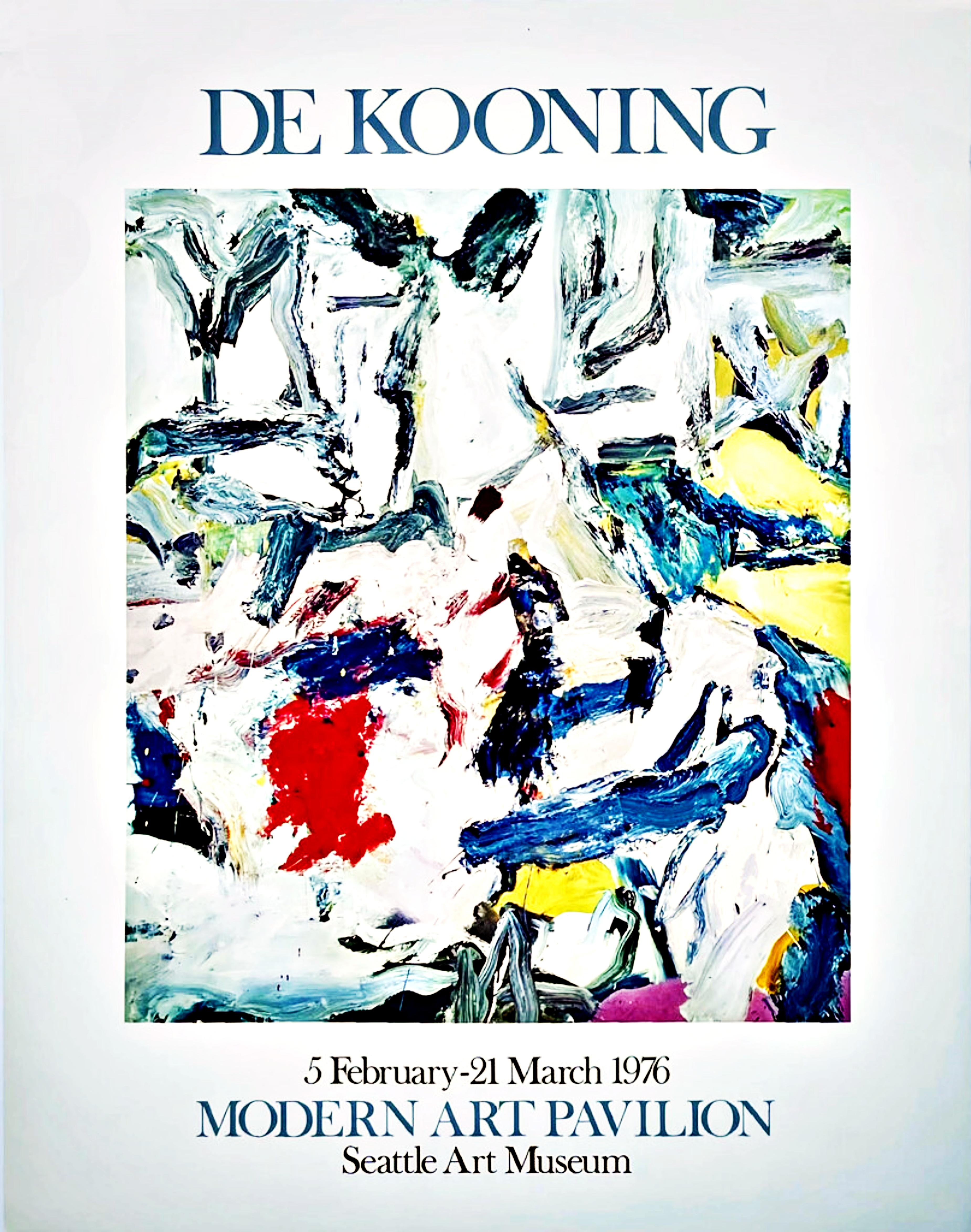 De Kooning at the Modern Art Pavillion - Print by Willem de Kooning
