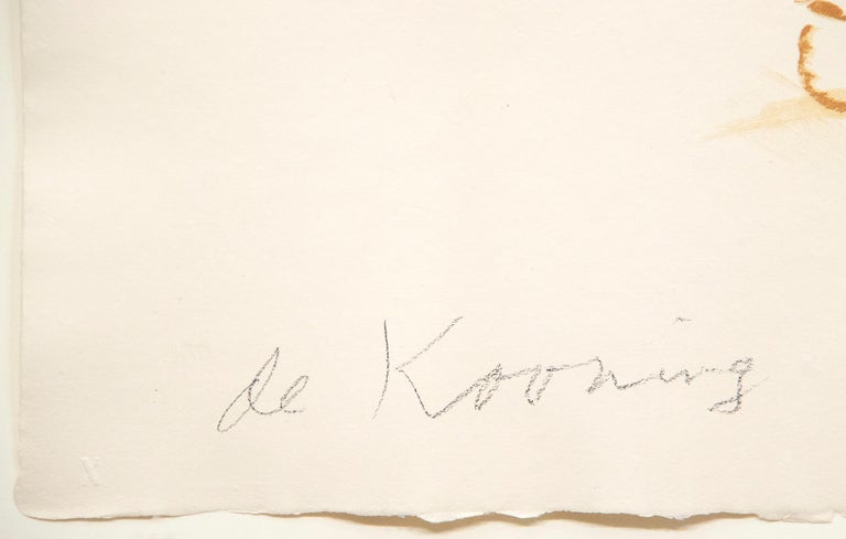 For Lisa - Post-War Print by Willem de Kooning