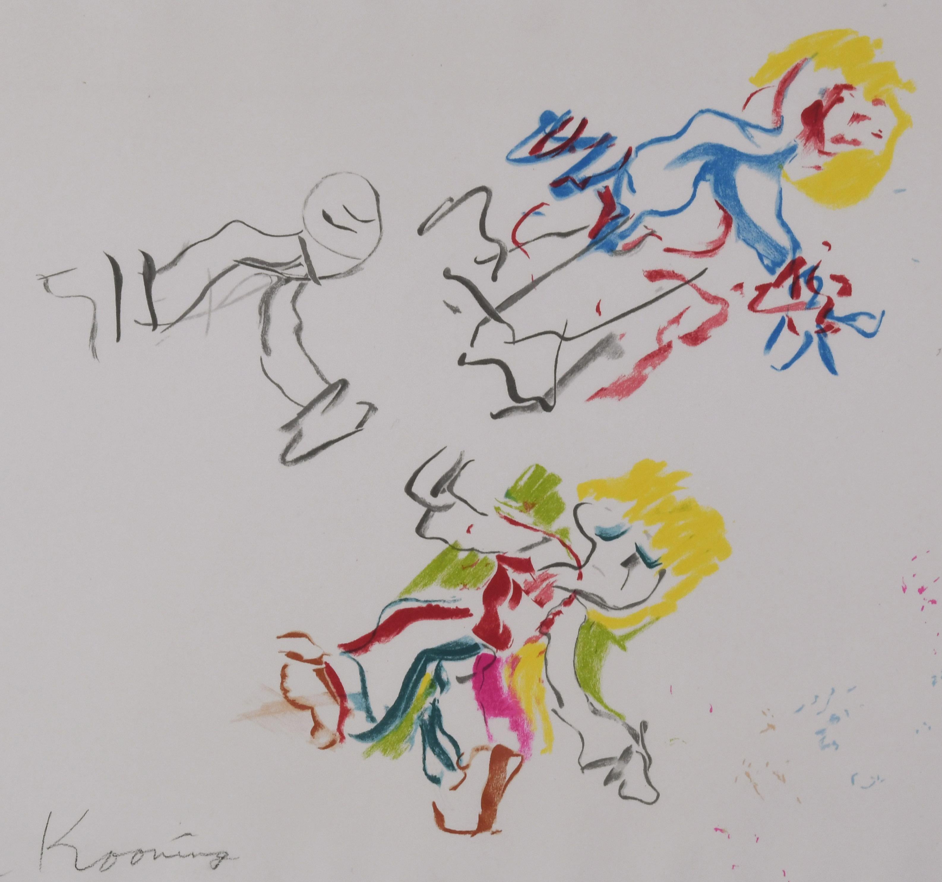 Für Lisa
Farblithographie, 1984
Signiert mit Bleistift unten links (siehe Foto)
Nummerierte untere rechte Ecke
Veröffentlicht zu Gunsten des Los Angeles Children's Museum
Gedruckt von Brand X Editions New York, deren Stempel in der linken unteren
