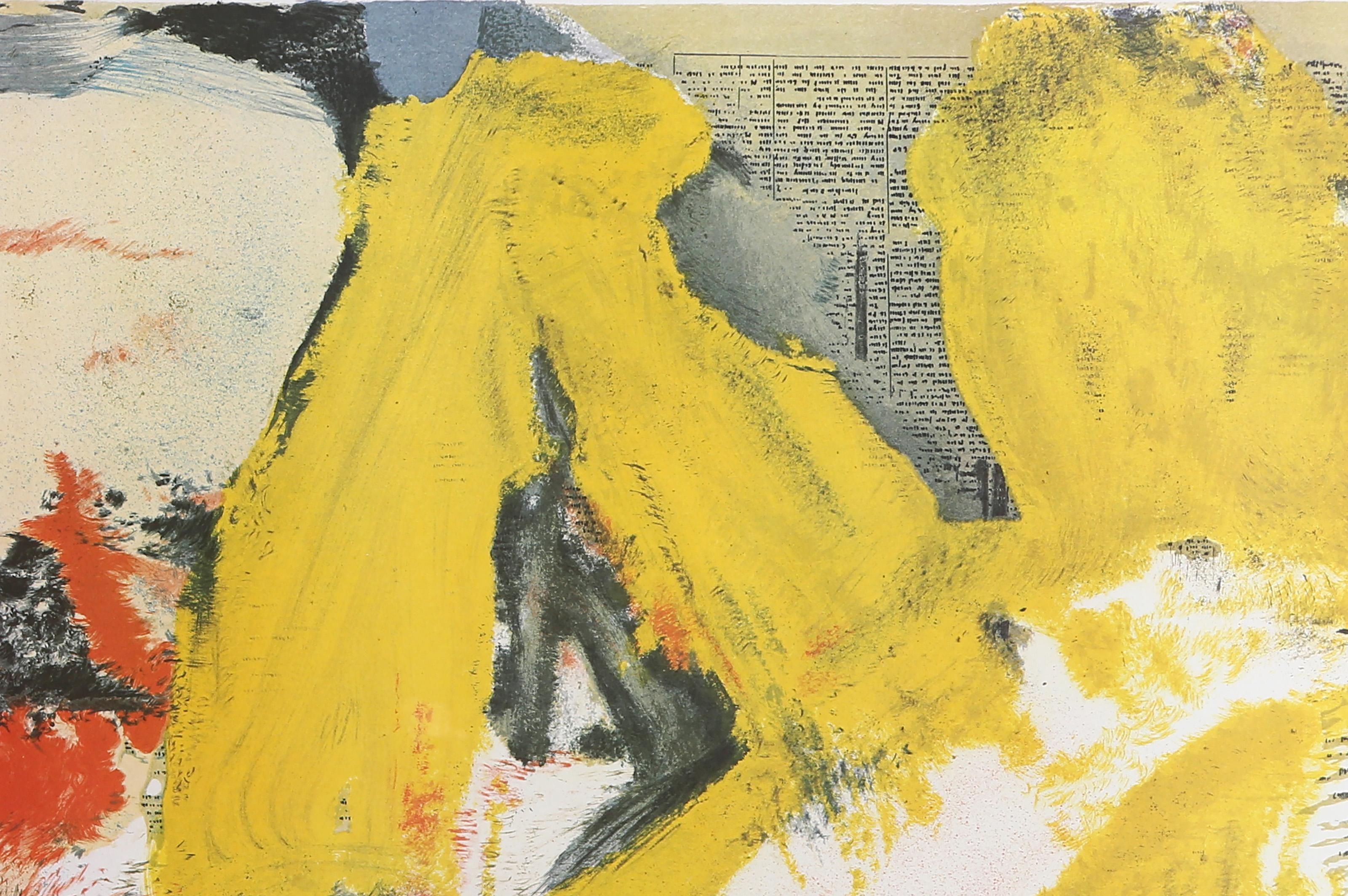 In the Sky, Abstract Expressionist Offset Lithograph Poster by Willem de Kooning For Sale 1