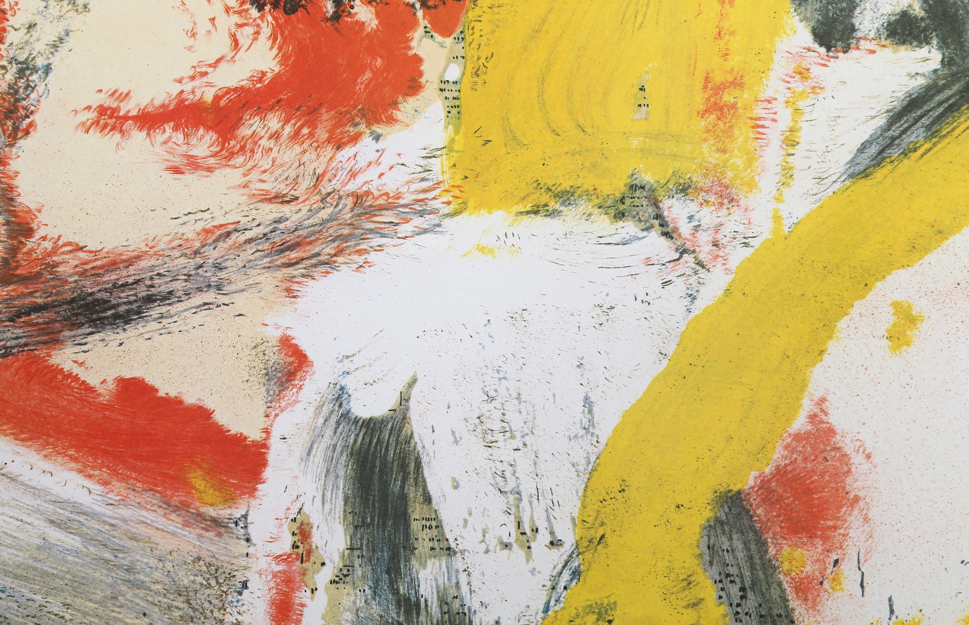 In the Sky, Abstract Expressionist Offset Lithograph Poster by Willem de Kooning For Sale 3