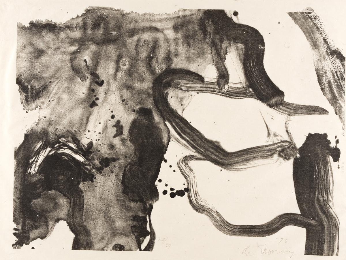 Willem de Kooning Abstract Print - Landing Place