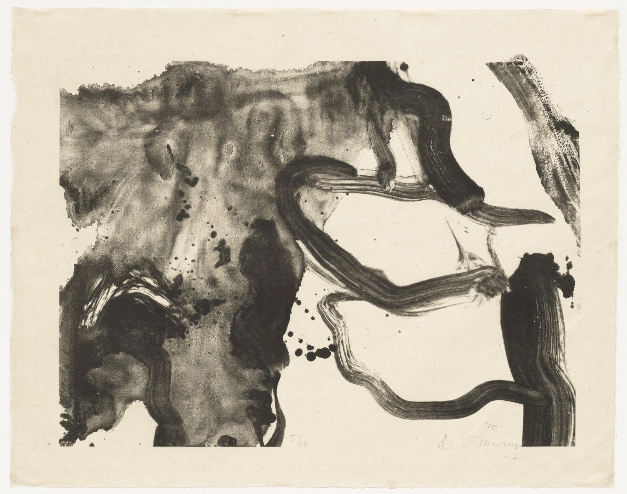 Willem de Kooning Abstract Print - Landing Place