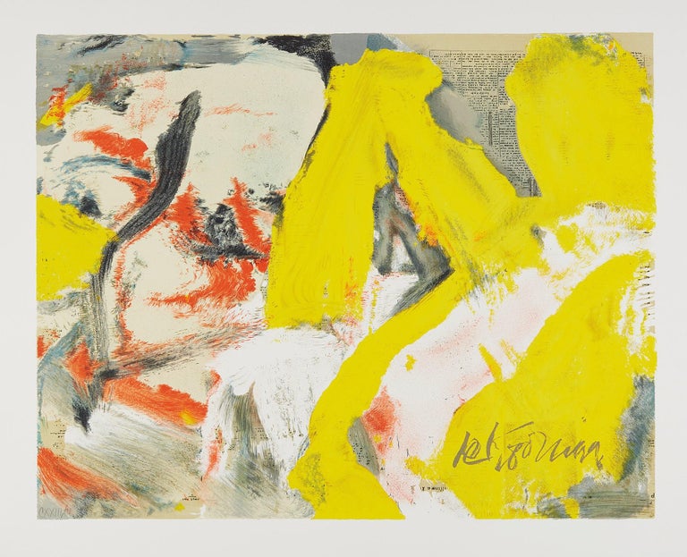 <i>Man and the Big Blonde</i>, 1982, by Willem de Kooning, offered by Michael Lisi/Contemporary Art