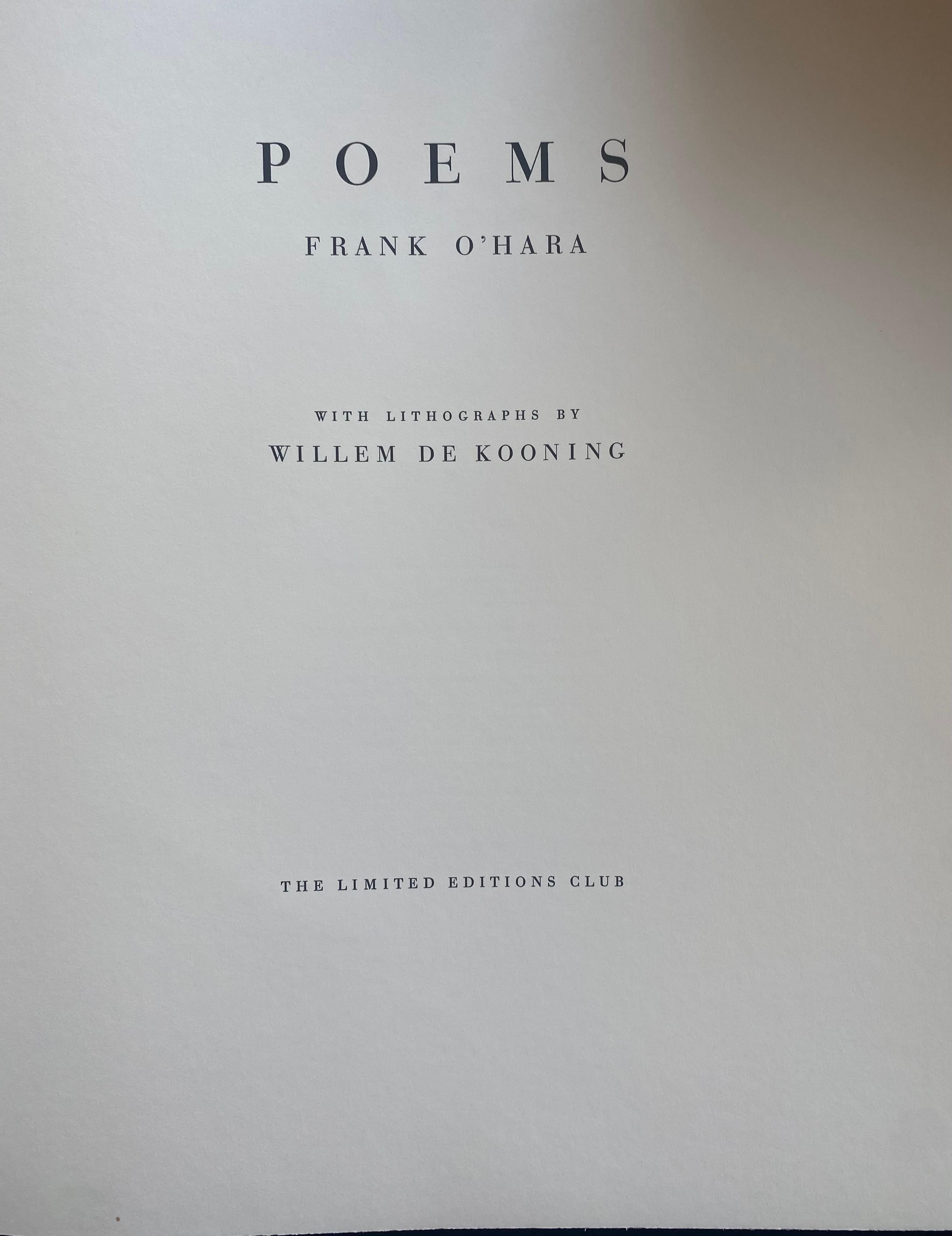 POEMS (Braun), Abstract Print, von Willem de Kooning