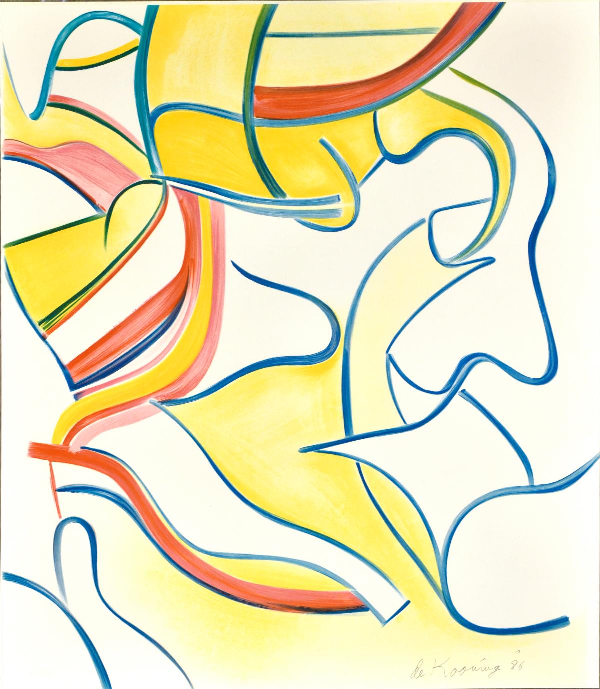 Willem de Kooning Abstract Print - Quatre Lithographies