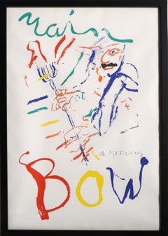 Rainbow: Thelonious Monk, Devil at the Keyboard Lithograph by Willem de Kooning