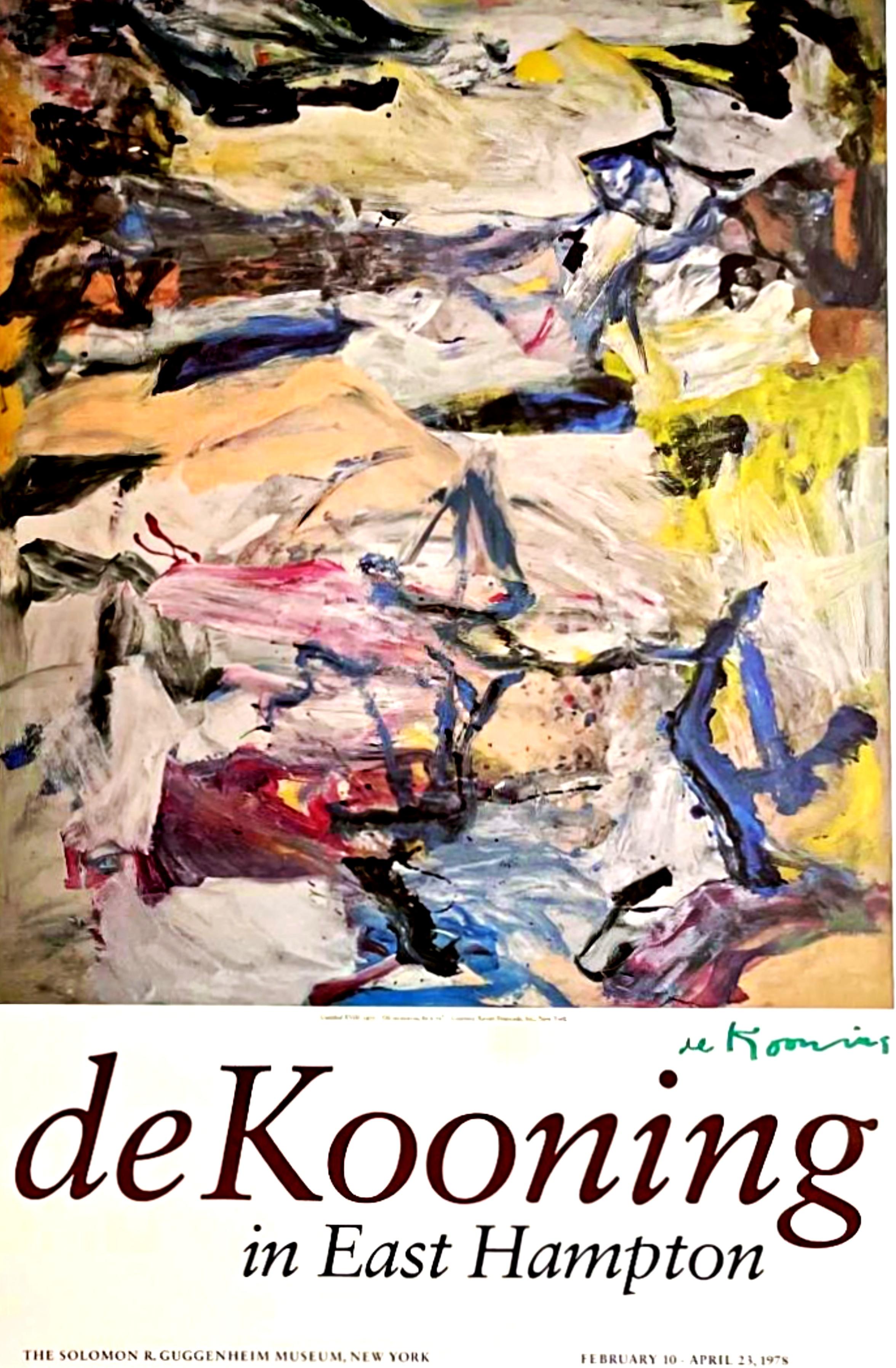 Rara stampa da esposizione (firmata a mano da Willem de Kooning), proprietà di Alan York in vendita 1
