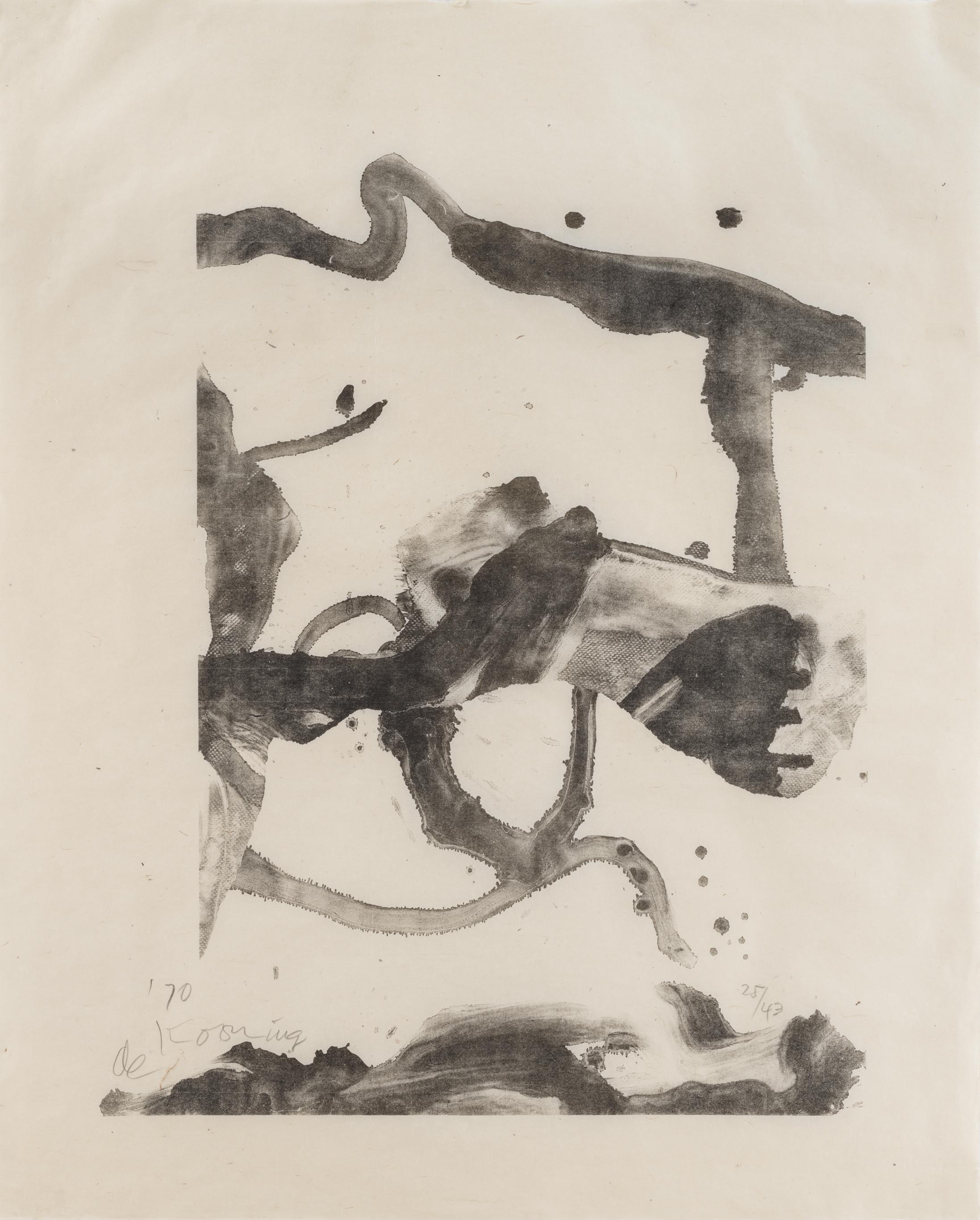 Willem de Kooning Abstract Print - Souvenir of Montauk