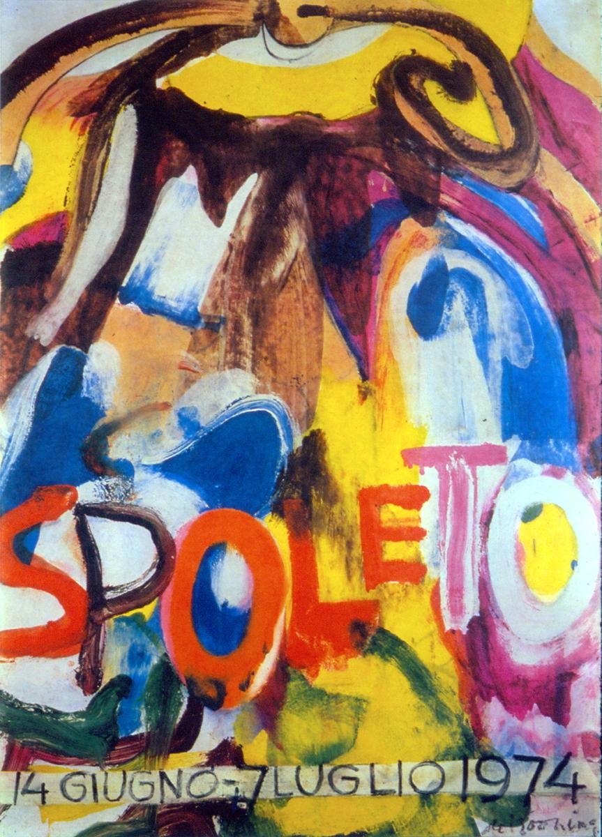 Spoleto- 14 Giugno, 1974 - Print by Willem de Kooning
