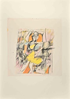 Study For Woman I - Offset and Lithograph after Willem De Kooning - 1985