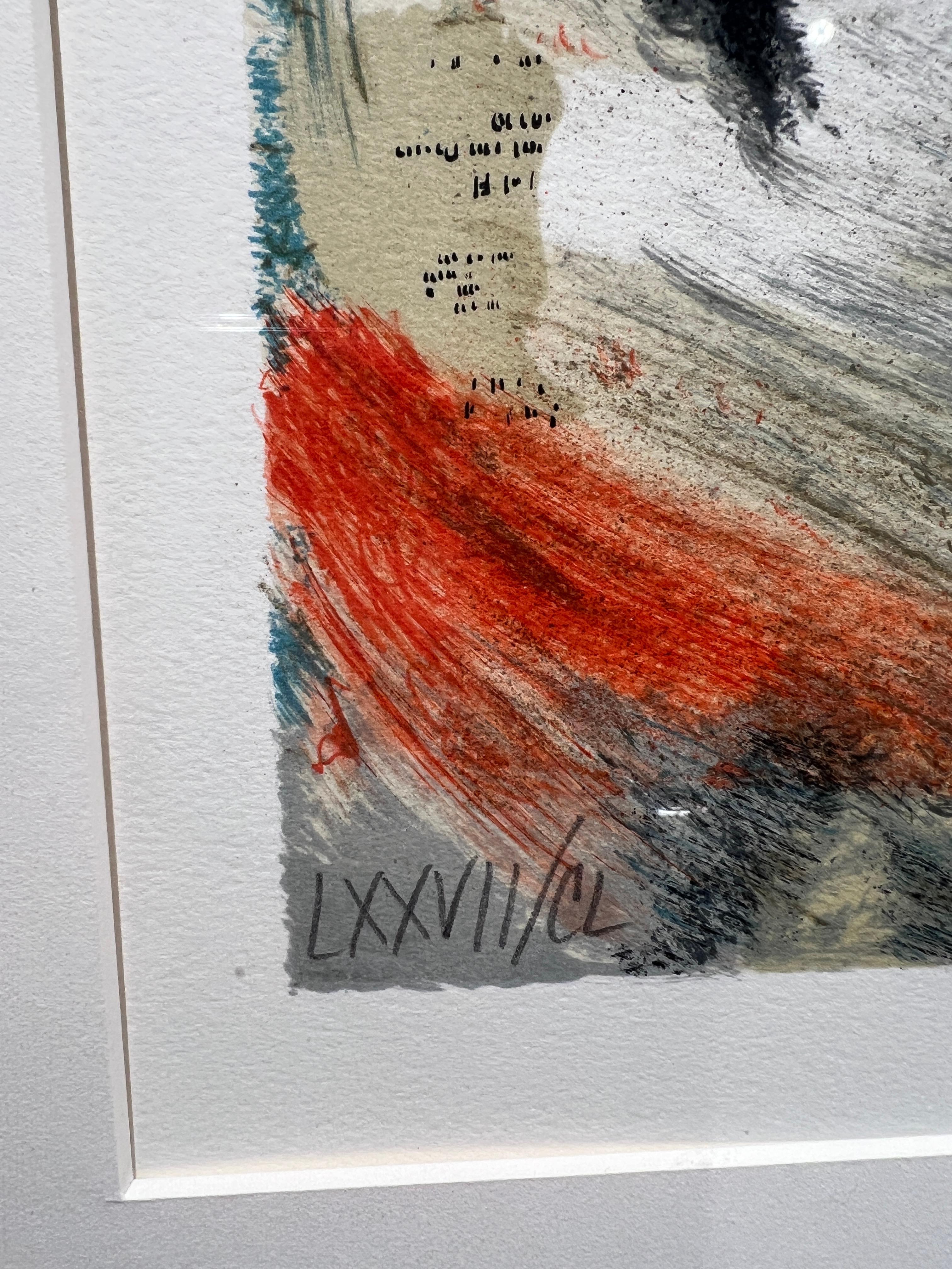 Willem de Kooning (Dutch, American, 1904-1997)
The Man and the Big Blonde, 1982
Offset Lithograph in Colors on Wove Paper
Numbered in Pencil LXXVII/CL (77/150) Lower Left
25.125 x 30 inches
33.5 x 39.25 inches with frame

Willem de Kooning was born