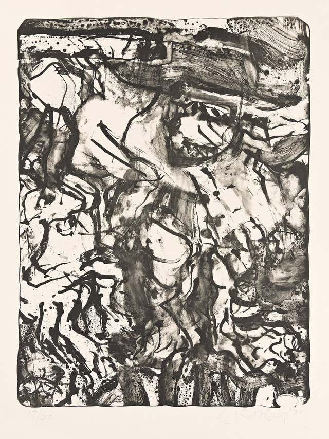 Willem de Kooning - The Man and the Big Blonde For Sale at 1stDibs