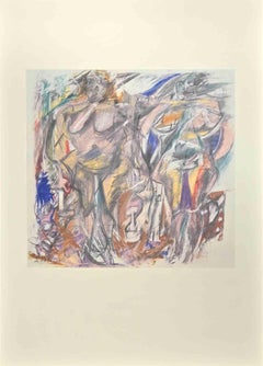 willem de kooning offset lithograph Two Women with Still Life - Offset and Lithograph after Willem De Kooning - 1985