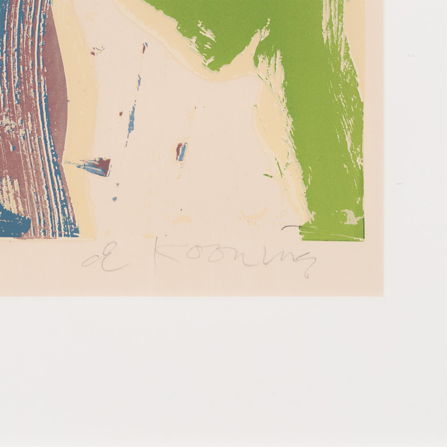 Sin título - Abstract Print Beige de Willem de Kooning