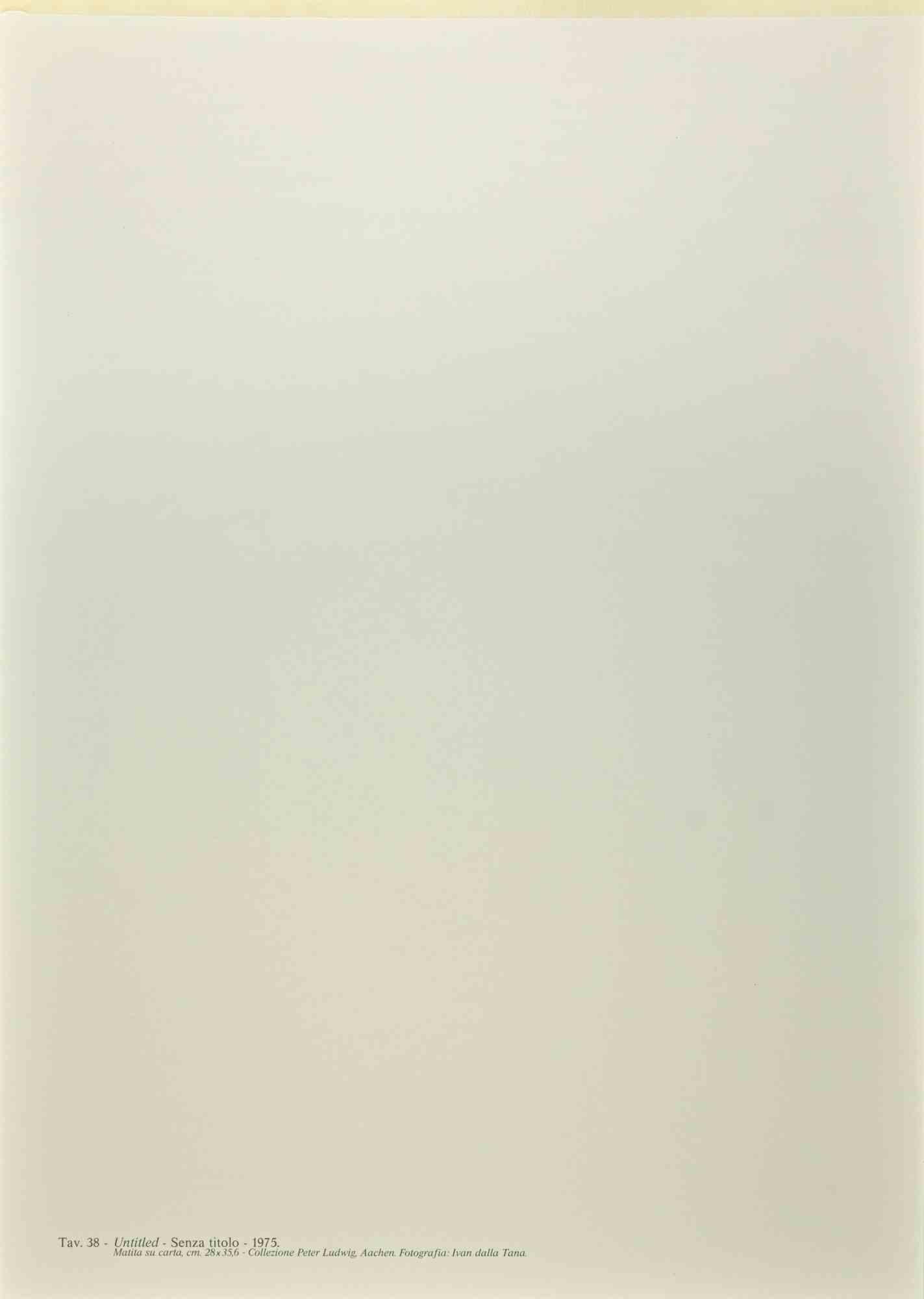 Sans titre - Offset et lithographie d'après Willem De Kooning - 1985 - Print de Willem de Kooning