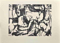 Untitled- Offset and Lithograph after Willem De Kooning - 1985